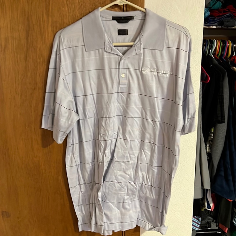Nike golf tiger woods large polo Buick Open logo